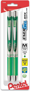 Pentel EnerGel RTX Retractable Liquid Gel Pen, Medium Line, Metal Tip by PentelofAmerica