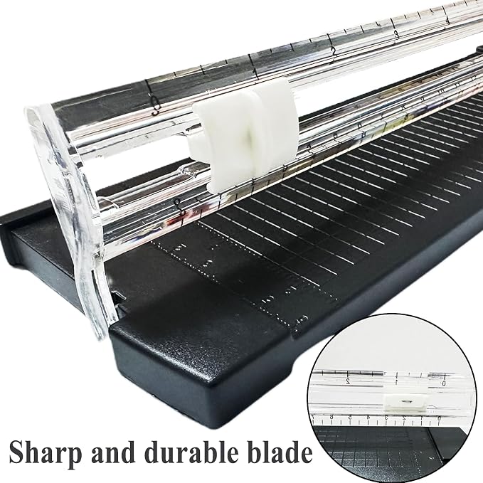 Paper Cutter Slider Guillotine, A5 Paper Slicer Trimmer - Image 5