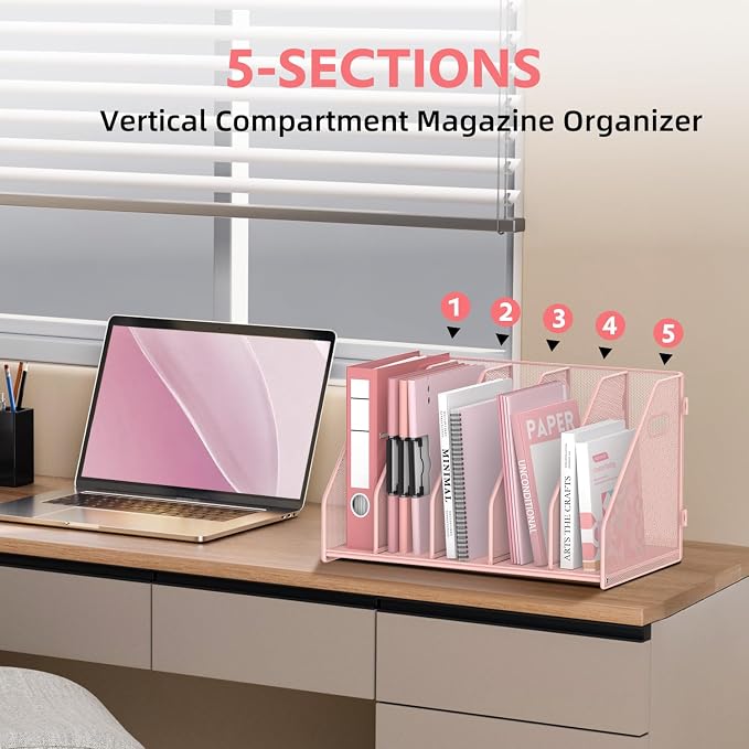 SUPEASY Binder Organizer, Magazine File Holder - Image 6