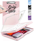 Clearview Clipboard with 2 Storage, Dry Erase 8.5x11 Heavy Duty ClipBoards by Sunnyclip
