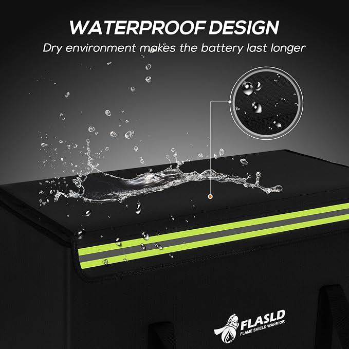 FLASLD Large Fireproof Document Bags, Fireproof Folder Safe Box - Image 8