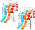 Geosar 2 Pcs Adjustable Label Dispenser 3 Disks Sticker Roll Holder Sticker by Geosar
