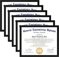 FIXSMITH 11x14 Diploma Frame, 6 Pack Black Picture Frames by FIXSMITH