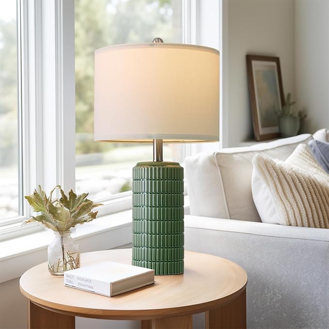 PoKat 24" Modern Ceramic Table Lamps Set of 2 - Image 4