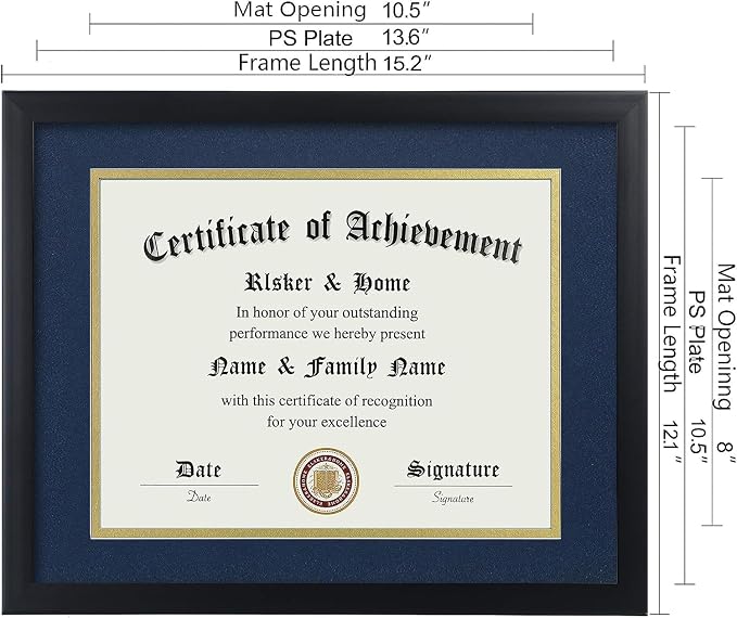 ELSKER&HOME 8.5x11 Certificate Frame - Image 5