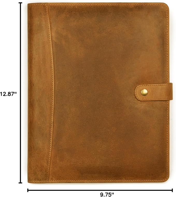 Leather Village Leather Portfolio Organizer - Image 9