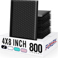 Fuxury Bubble Mailers 4x8" 800Pcs Bulk, Waterproof Padded Envelopes Usable Size by Fuxury