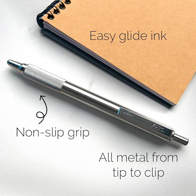 Zebra Pen F-701 Ballpoint Black Ink Fine Point 0.8mm Pen, Heavy Duty, Durable - Image 3