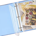 tutata 24Pcs 3 Hole Punched Magazine Holders, Magazine Organizer, 3 Ring Binder by TUTATA