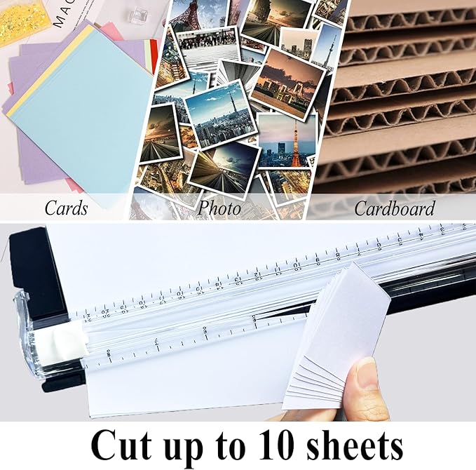 Paper Cutter Slider Guillotine, A5 Paper Slicer Trimmer - Image 4