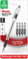 Pentel RSVP Ballpoint Pen, Medium Line by PentelofAmerica