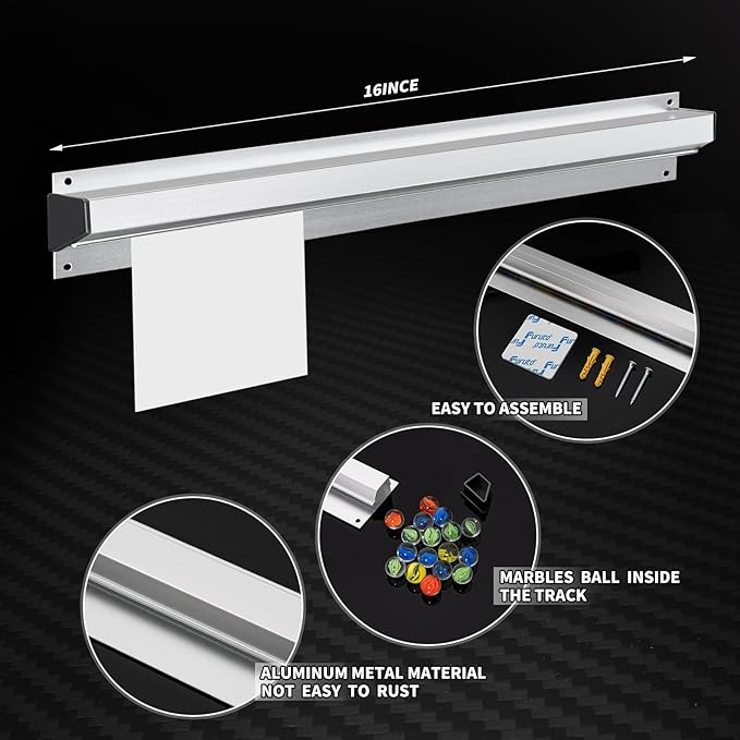 4 Pack 16 Inch Aluminum Ticket Holder - Image 2