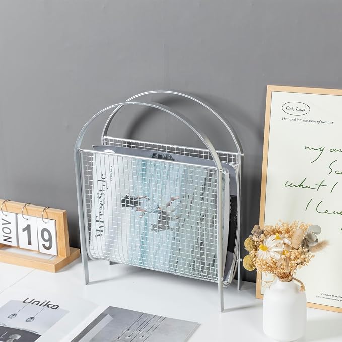 MyGift Magazine Rack, Floor Freestanding Magazine Holder - Image 4