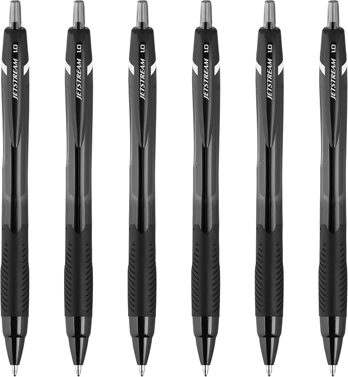 Uni-Ball Jetstream Elements Ballpoint Pen, Medium Point, 6 Pens by uni-ball