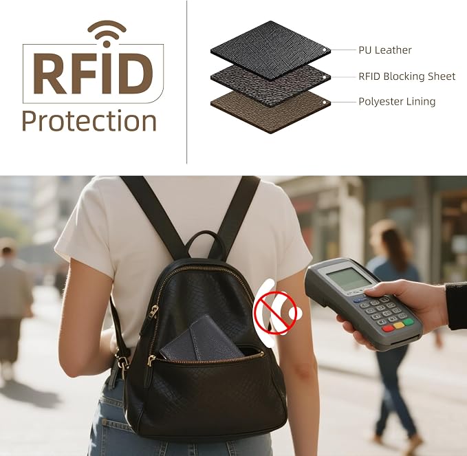 ZOPPEN Mulit-purpose Rfid Blocking Passport Holder Travel Wallet Passport and - Image 6