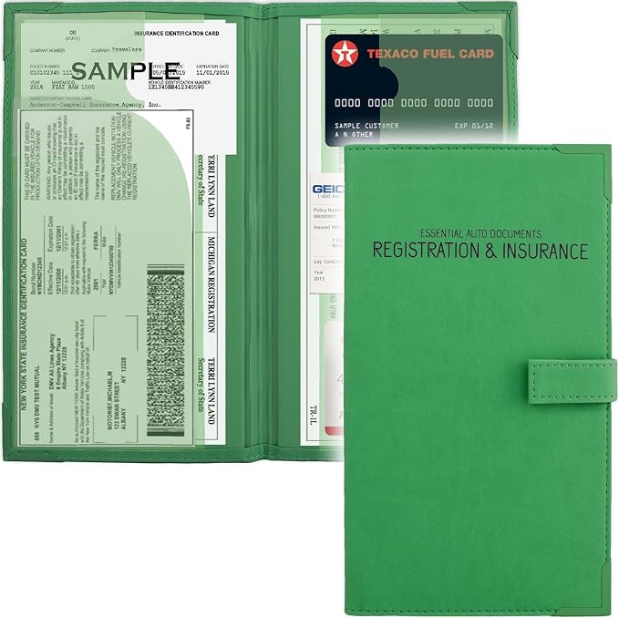 Auto Insurance and Registration Card Holder by PlusXpres