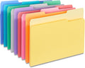 Staples File Folder, Letter Size, 1/3‑Cut Tabs, Durable Paper Stock, 500/Carton by Staples