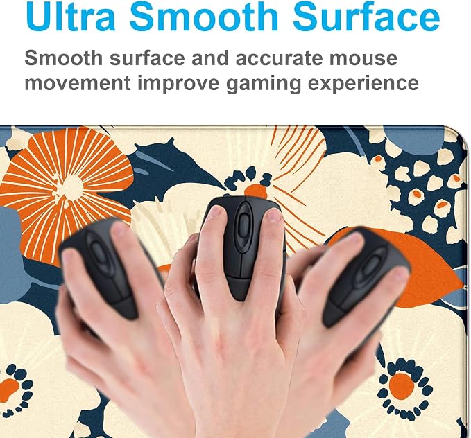 Ladies' Office Desk Cute Petal Keyboard Accessories Game Extended Mouse Pad | - Image 5