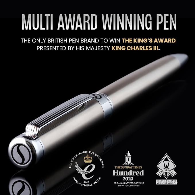 Scriveiner Stainless Steel Ballpoint Pen - Image 2