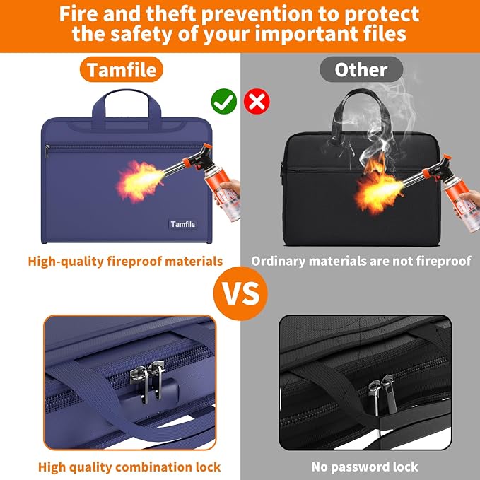Fireproof Accordion File Organizer - Image 3