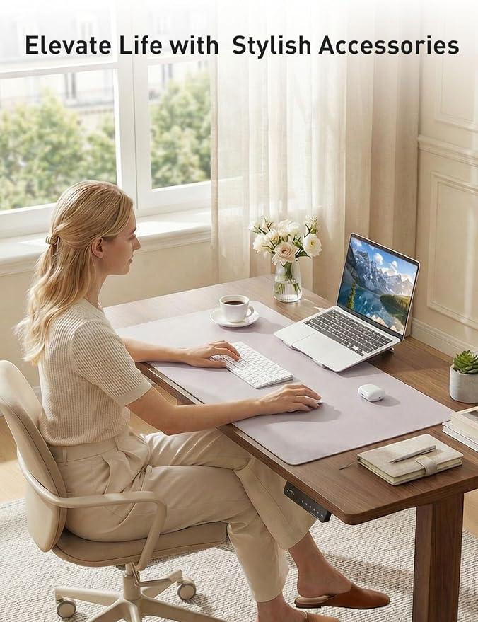 Aothia Faux Leather Desk Mat - Image 8