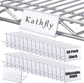 Kathfly 50 Pack Wire Shelf Label Holders Shelf Cable Tags by Kathfly