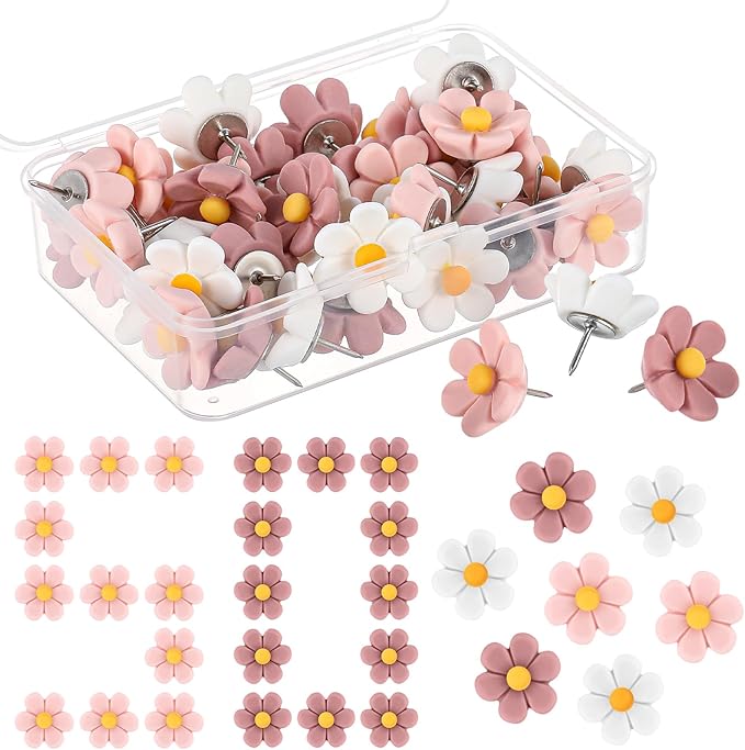 Dispowreath 50 Pcs Flower Push Pins by Dispowreath