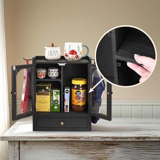 Ikee Design Wooden Countertop Storage Cabinet - Image 4