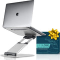 Lifelong Laptop Stand for Desk, Ergonomic Sit to Stand Premium Aluminum Laptop by LIFELONG