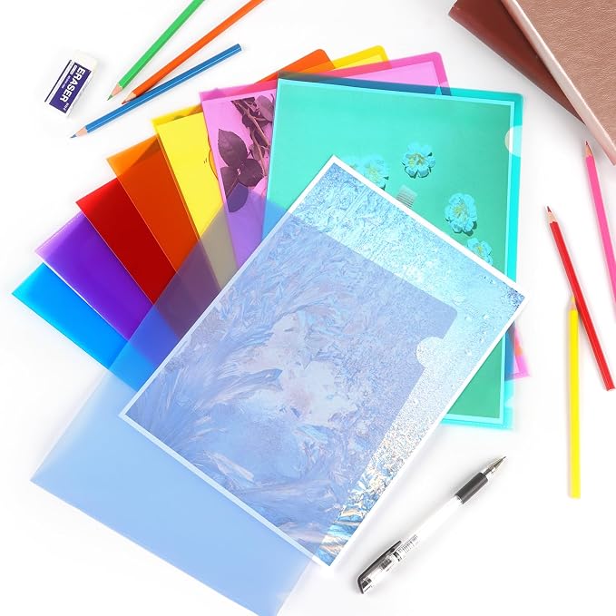 Tamaki 16 Pack Clear Plastic Folders Sleeves - Image 7