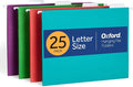 Oxford Hanging File Folders, 25 Pack, Letter Size, 4 Tropical Colors, 5 Tab by Oxford