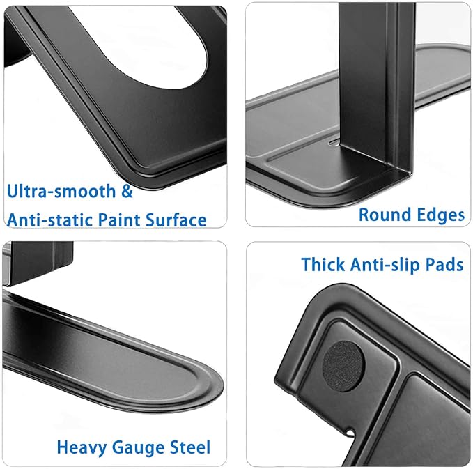 Metal Book Ends for Shelves, Book Shelf Holder Home Decorative, Book Ends for - Image 3
