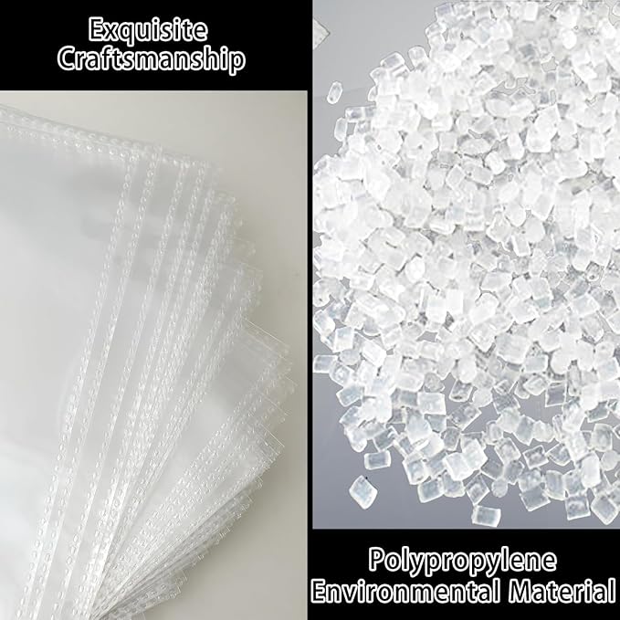 40 Pack Sheet Protectors 5.5x8.5 Inch, 80 Pockets Photocard Sleeves - Image 4
