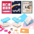 BAOFALI3Pcs Craft Punch Tool Set |Postage Stamp Punch0.9x1.1inch | Square by BAOFALI