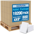 GSSUSA White Bubble Mailers 4x8 Inches 19200 Pack, Usable Size 4X7" Bubble by GSSUSA