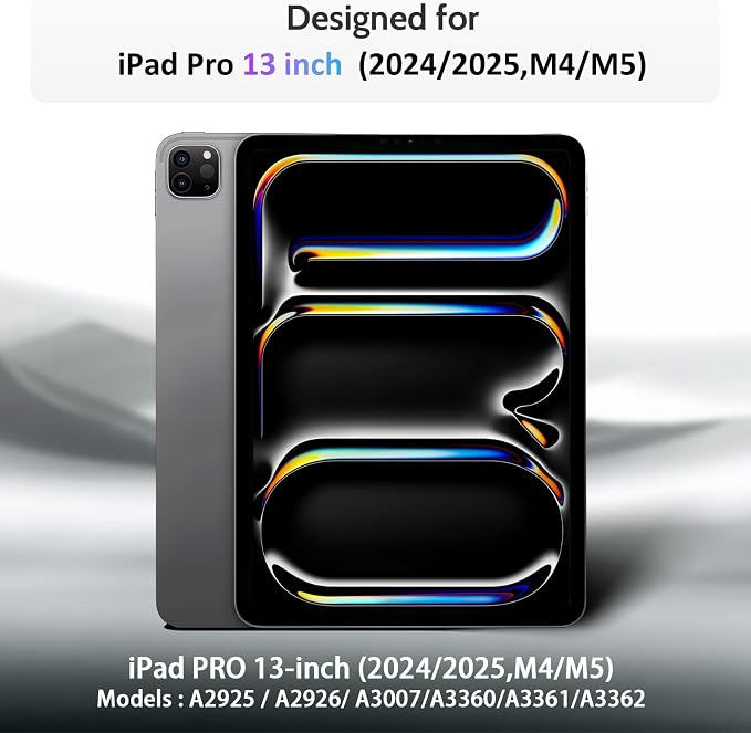 Peslv Privacy Screen Protector for iPad Pro 13 Inch M4/M5, Anti Glare Blue - Image 8