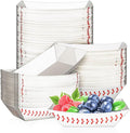 100 Pack 1/2Lb Paper Food Boat Trays, Baseball Birthday Decorations Baseball by MotBach