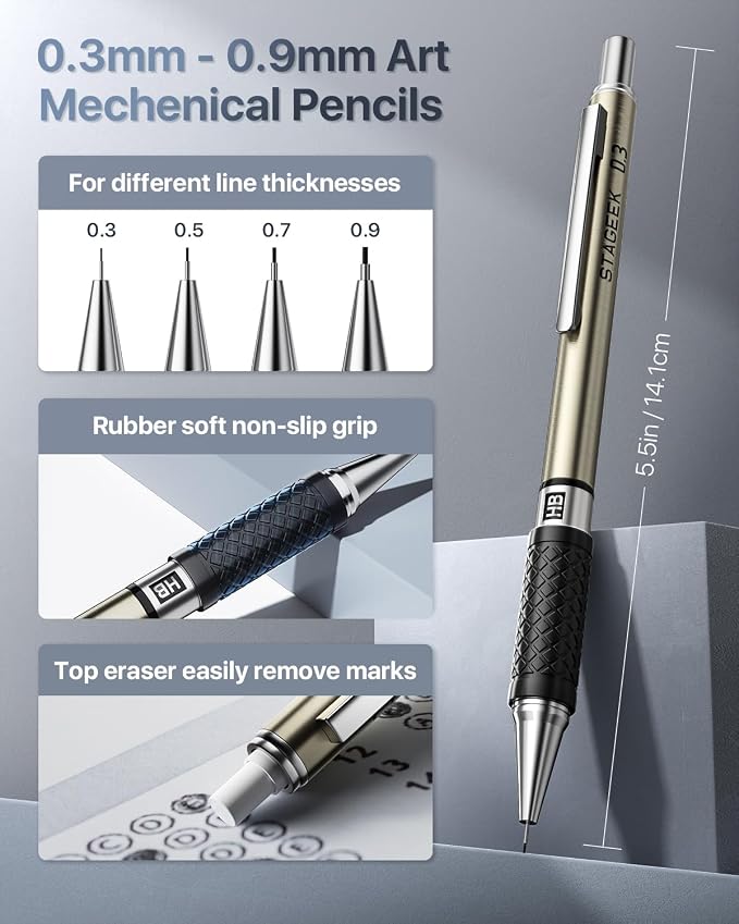 STAGEEK Mechanical Pencil Set - Image 4
