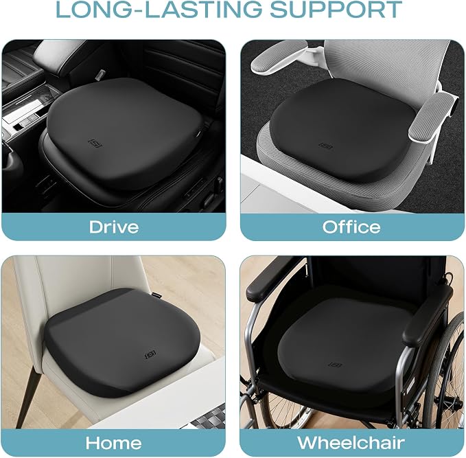 Skechers Seat Cushion Premium Gel & Memory Foam-Office Chair Cushion - Image 6