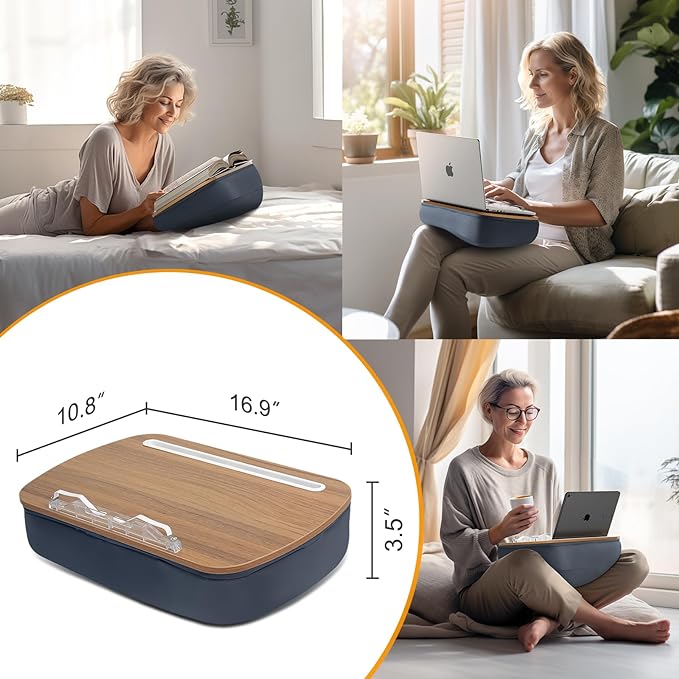 ERGONOV Lap Beanbag Book Stand for Hands Free Reading Comfortable Reading - Image 7