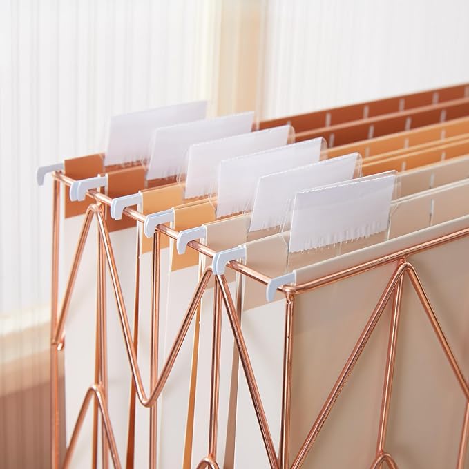 Y YOMA 18 Pack Gradient Hanging File Folders Letter Size Decorative Hanging - Image 7