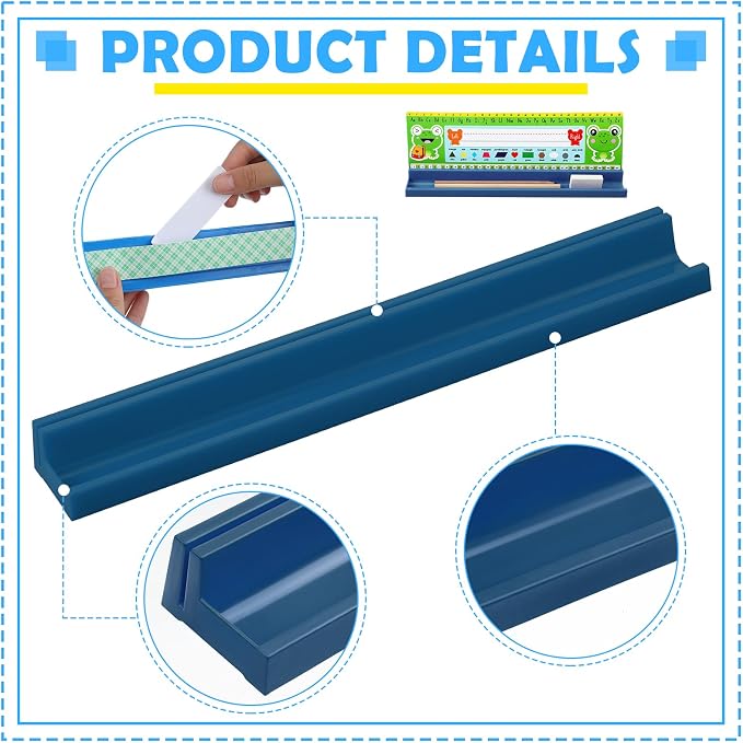 Jetec 24 Pcs Classroom Desk Name Plates Holder Index Cards Storage Classroom - Image 3
