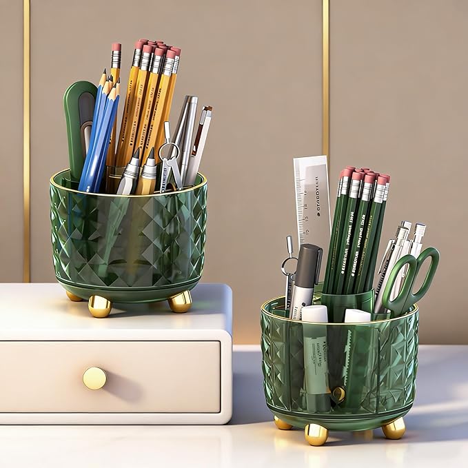 GOTOBA Dark Green Pen Pencil Holder - Image 4