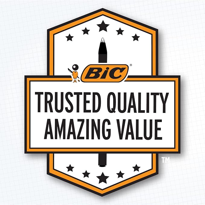 BIC Cristal Xtra Smooth Black Ballpoint Pens, Medium Point, Extra Smooth and - Image 7