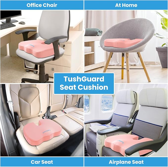 TushGuard Seat Cushion, Office Chair Cushions, Car Seat Cushion, Non-Slip - Image 5
