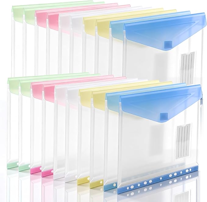 11-Hole Binder Pockets, Fits Letter / A4 Size by XingDuing