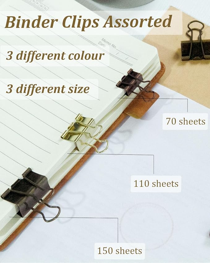 Standard Binder Clips 1in 24-Pack - Image 5