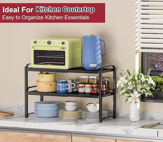 X-cosrack 12" Wide 100LBS Loading-Bearing Heavy Duty Kitchen Storage Shelf - Image 6