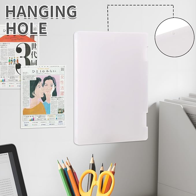 4 Pack A4 Frosted Paper Organizer Box, Project Scrapbook Paper Organizer - Image 7