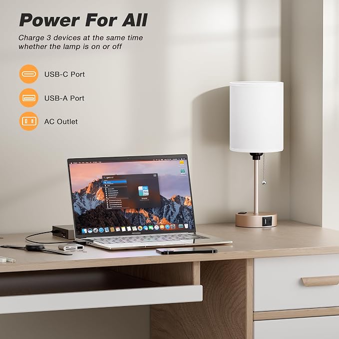 Small Bedside Table lamp for Bedroom - Image 6